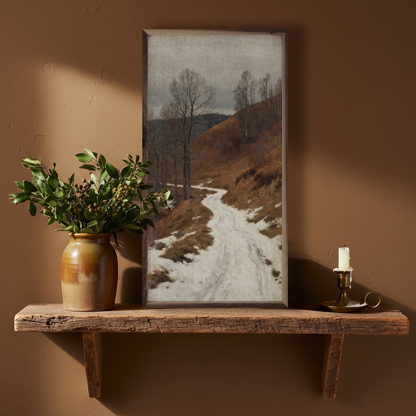 Winter's Snowy Path