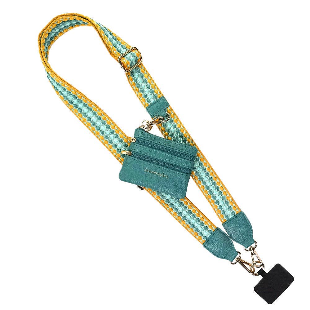 Clip & Go Strap w/Zippered Pouch Fun Dots