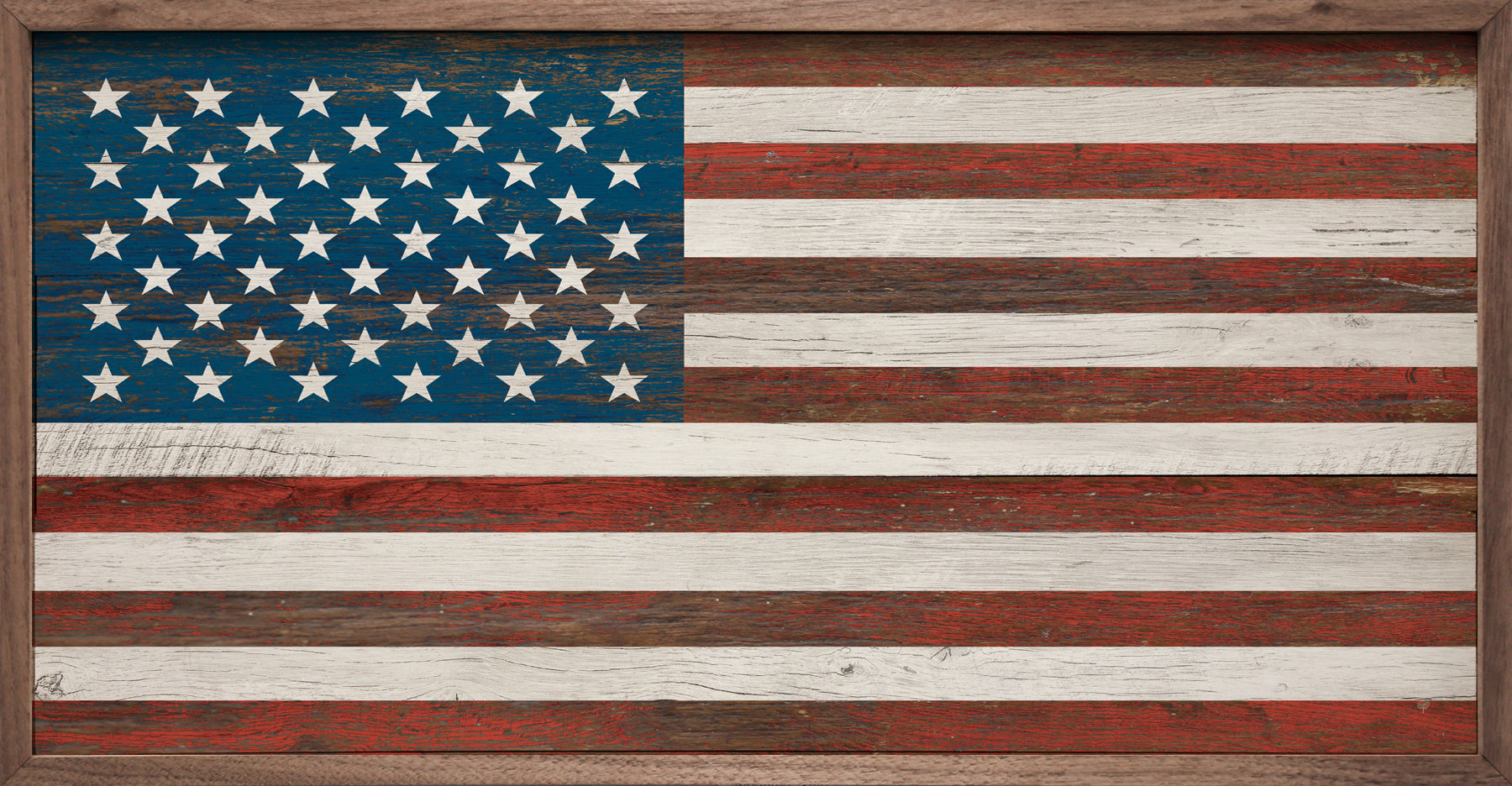 American Flag Whitewash image 0
