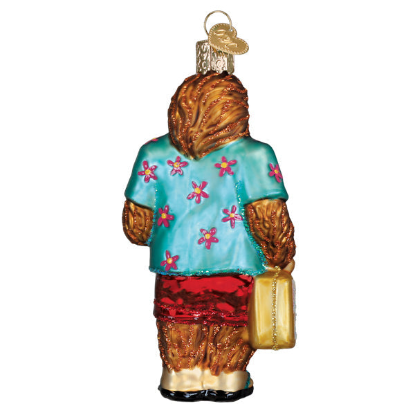 Sasquatch Gone Tropics Ornament