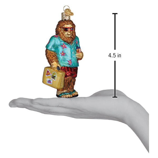 Sasquatch Gone Tropics Ornament