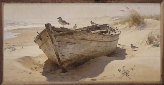 Abandoned Boat In The Dunes