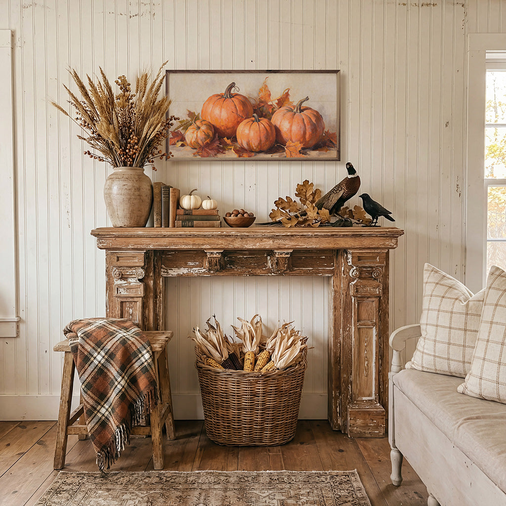 Classic Harvest Pumpkin Still Life