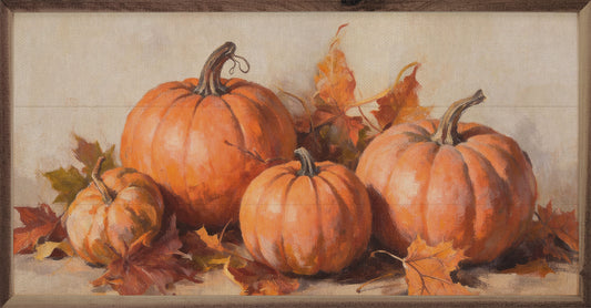 Classic Harvest Pumpkin Still Life
