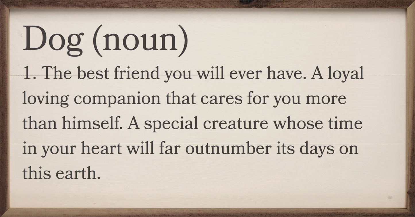 Dog Definition White