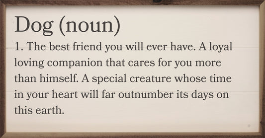 Dog Definition White