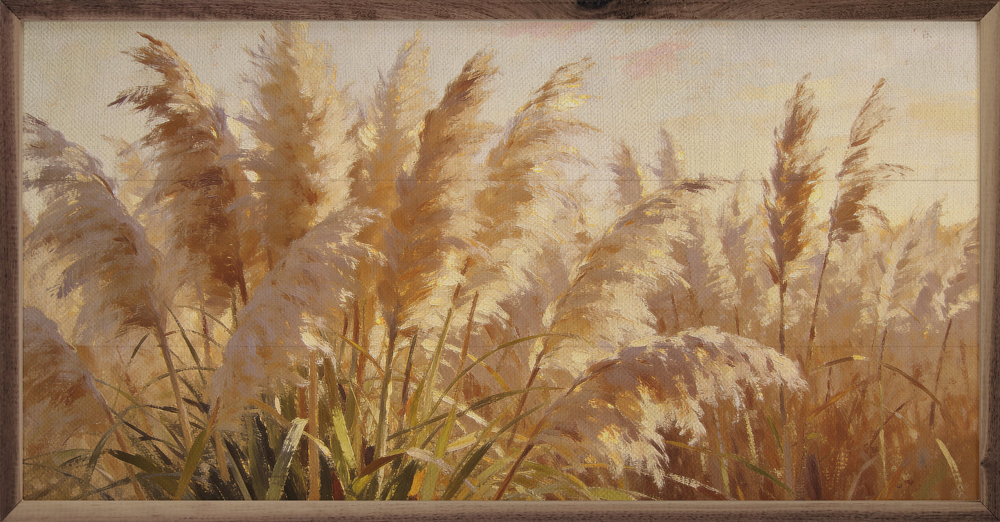 Gathered Pampas Stalks