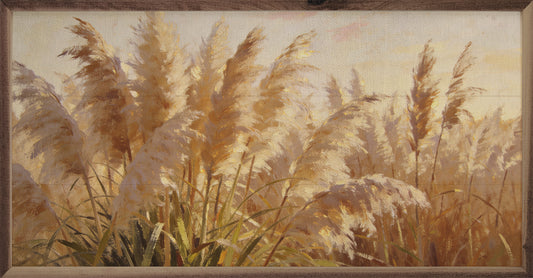 Gathered Pampas Stalks