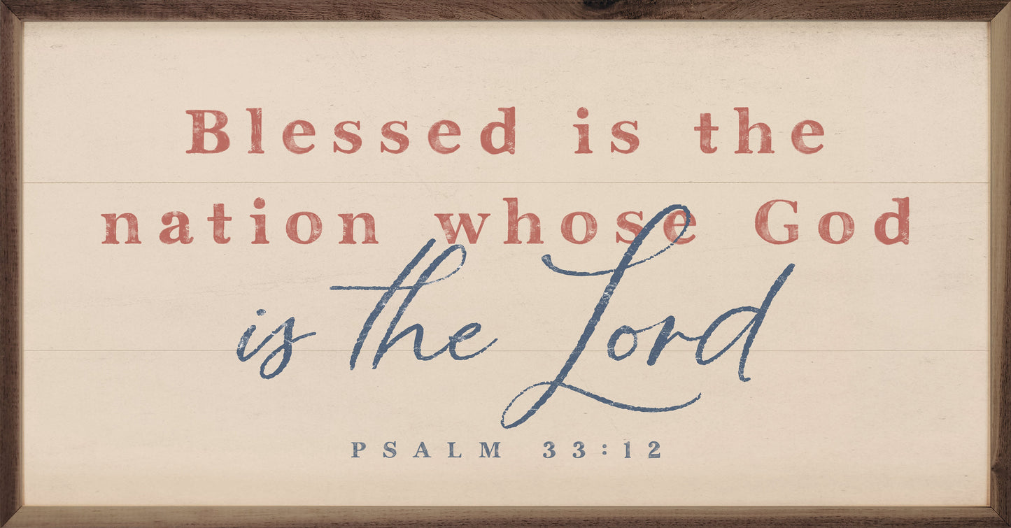 Is The Lord Psalm 33:12 White