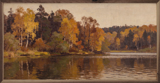 Lakeside Timber In Autumn