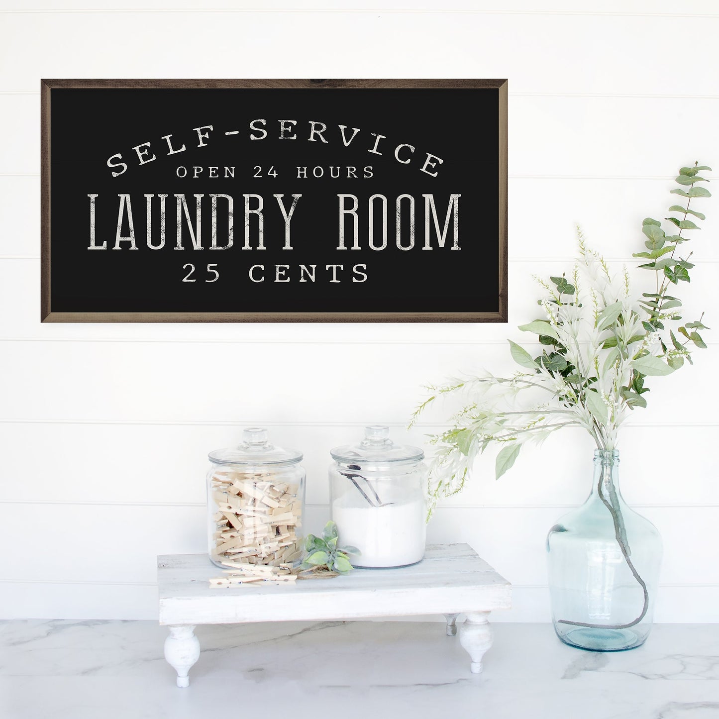 Laundry 25 Cents Black