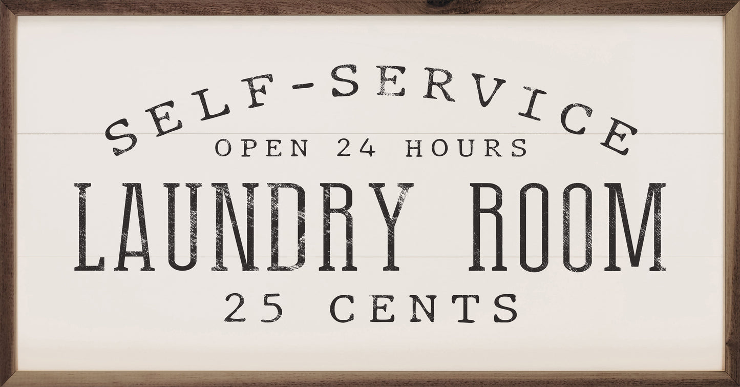 Laundry 25 Cents White