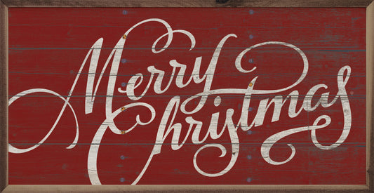 Merry Christmas Curly Red