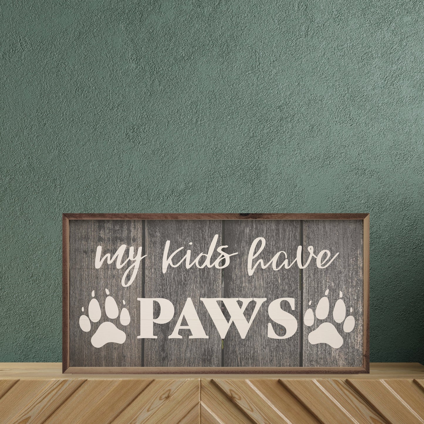 My Kids Have Paws Black