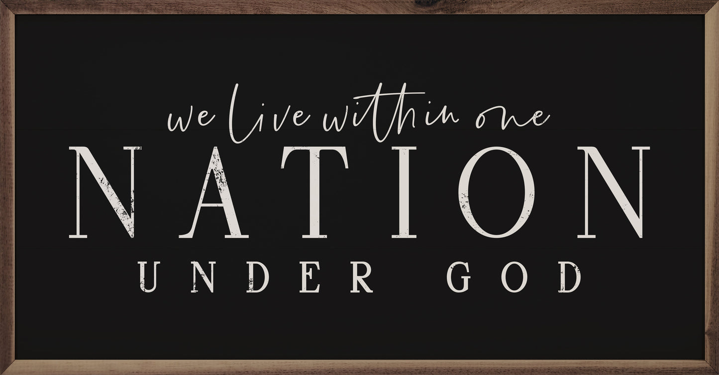 One Nation Under God Black