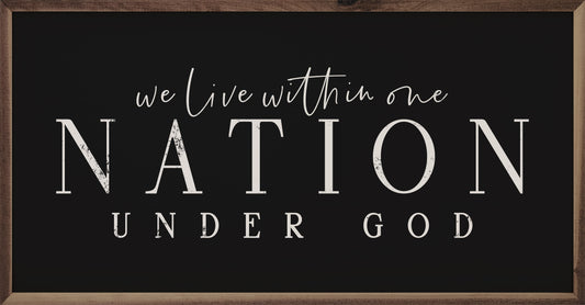 One Nation Under God Black