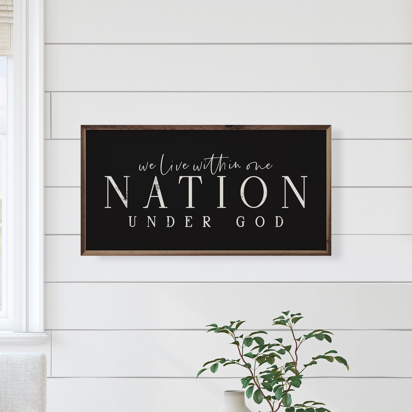 One Nation Under God Black