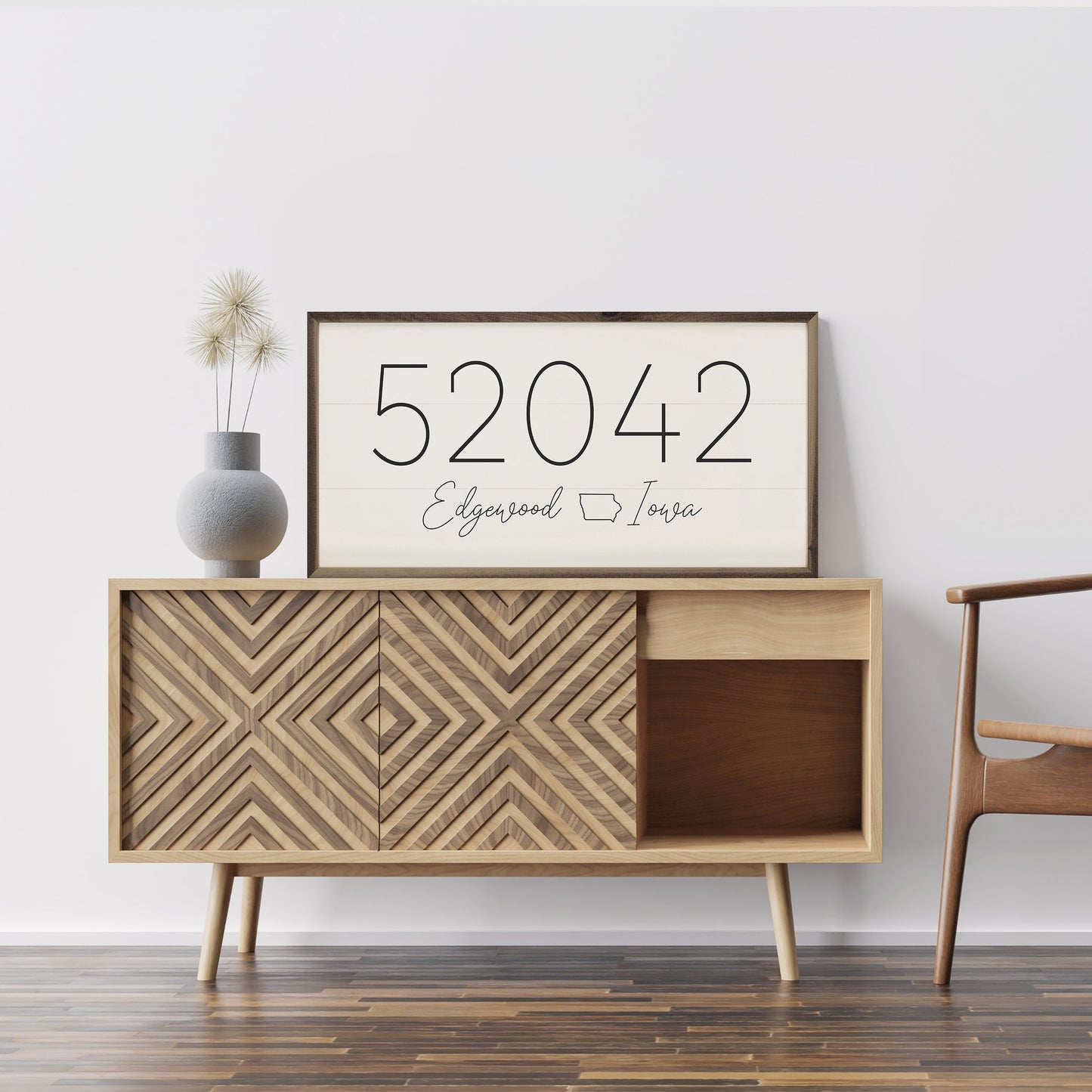 Light Script Personalized Zip City State