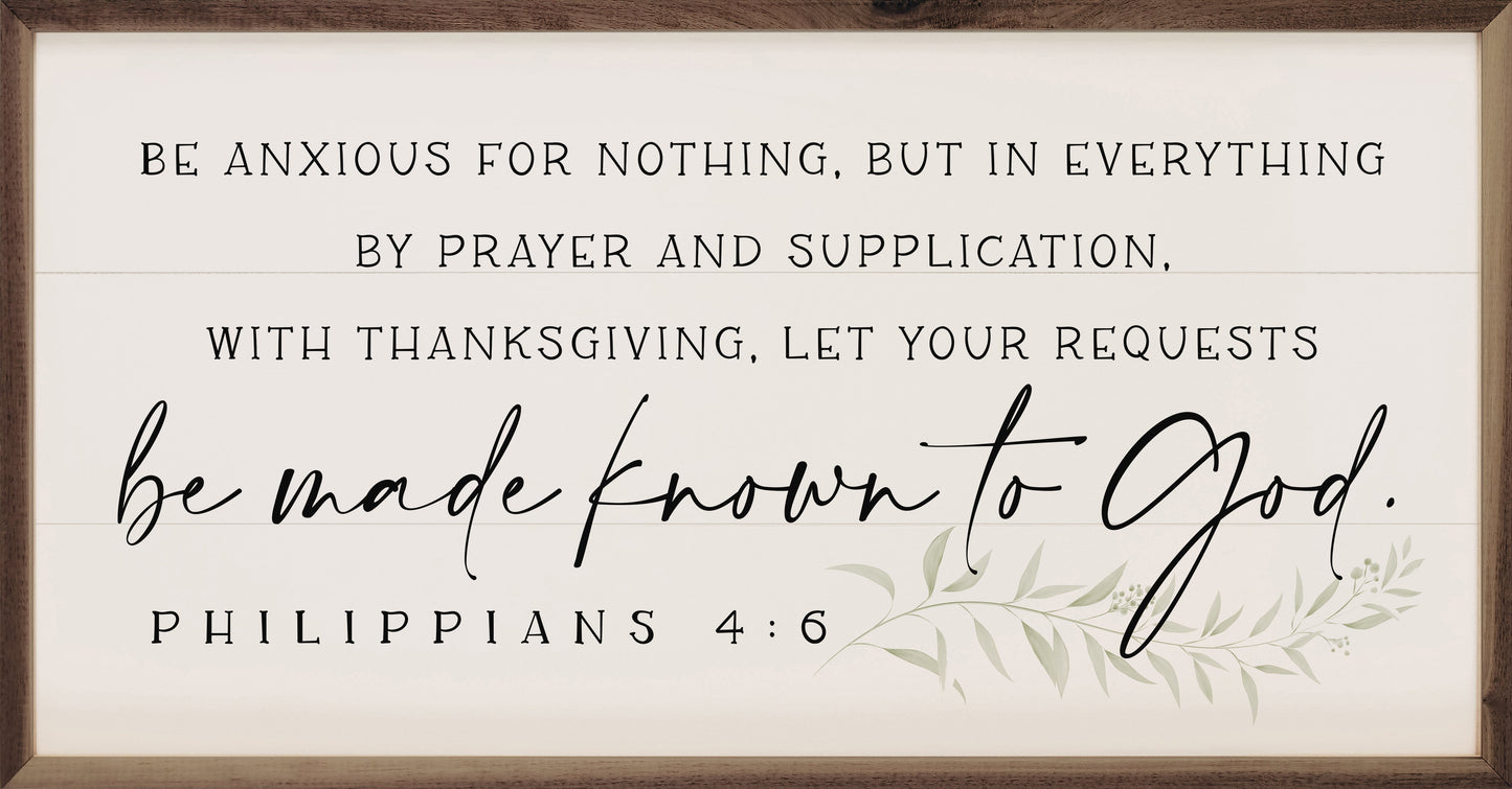 Philippians 4.6 Greenery