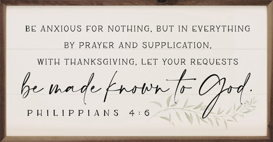 Philippians 4.6 Greenery