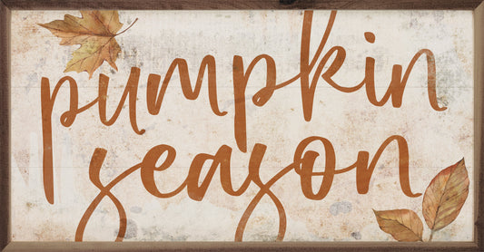 Pumpkin Season Leaves