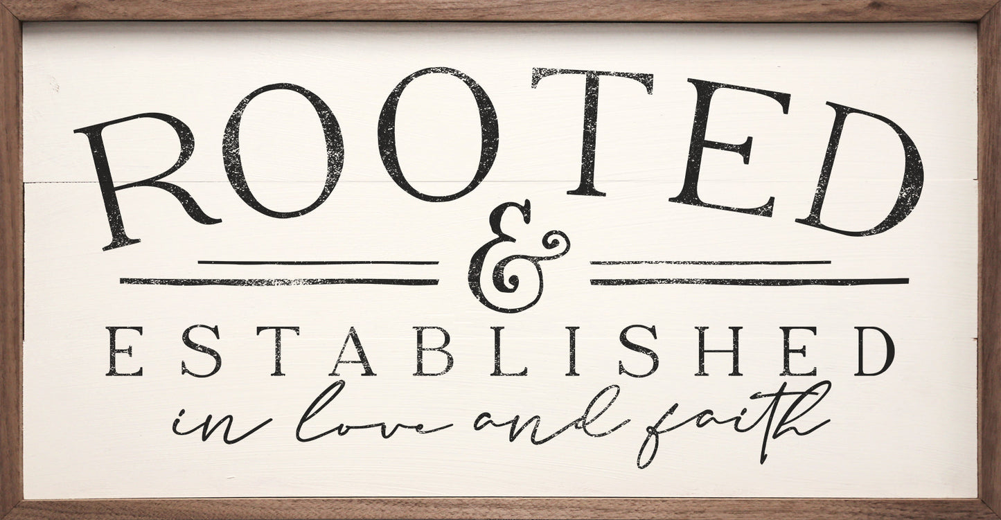 Rooted And Established White