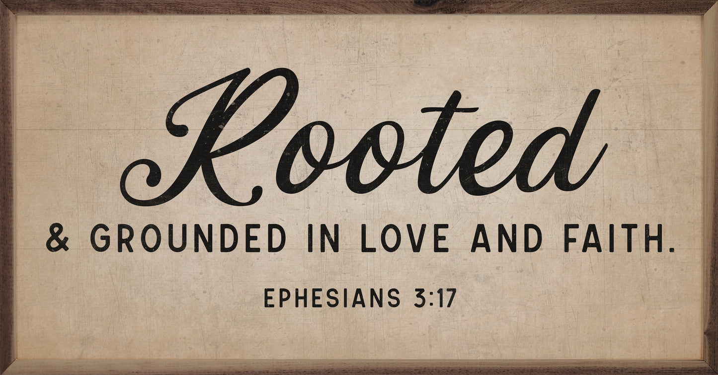 Rooted And Grounded Ephesians 3 17 White