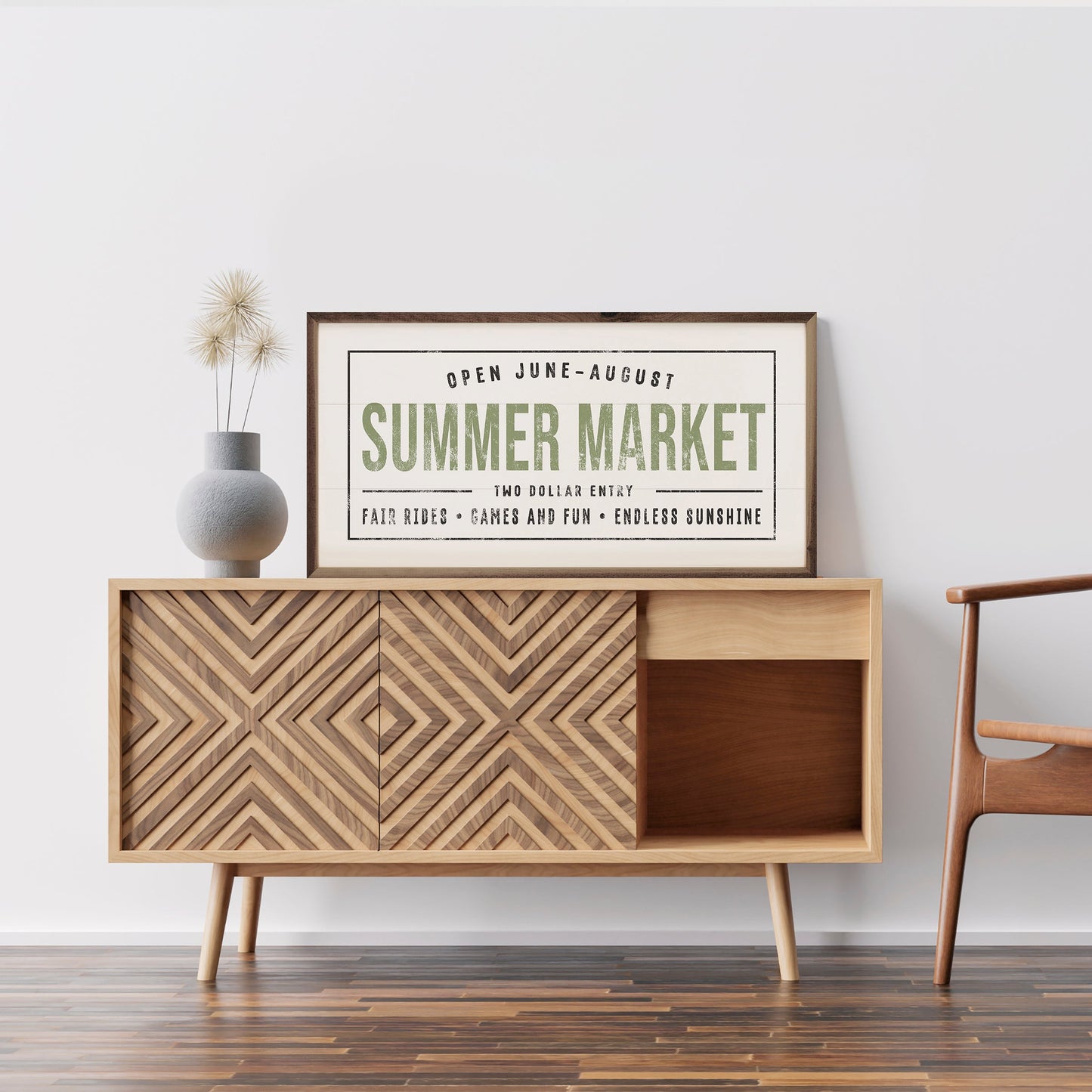 Summer Market Two Dollar Entry White