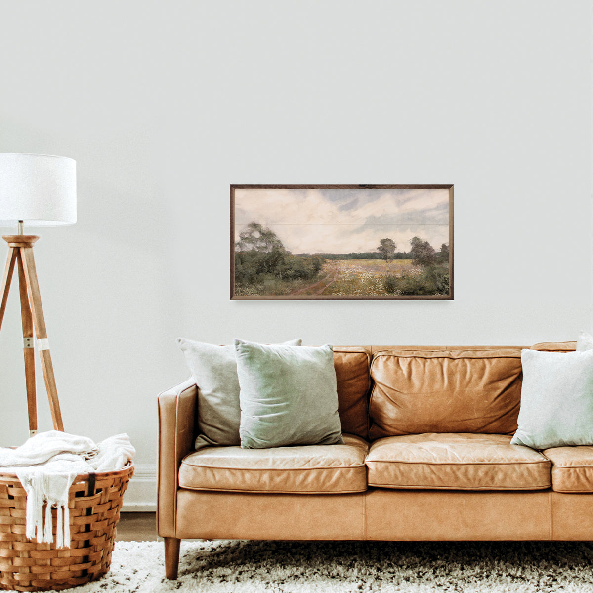 Vintage Landscape 2 Path By Nina Blue
