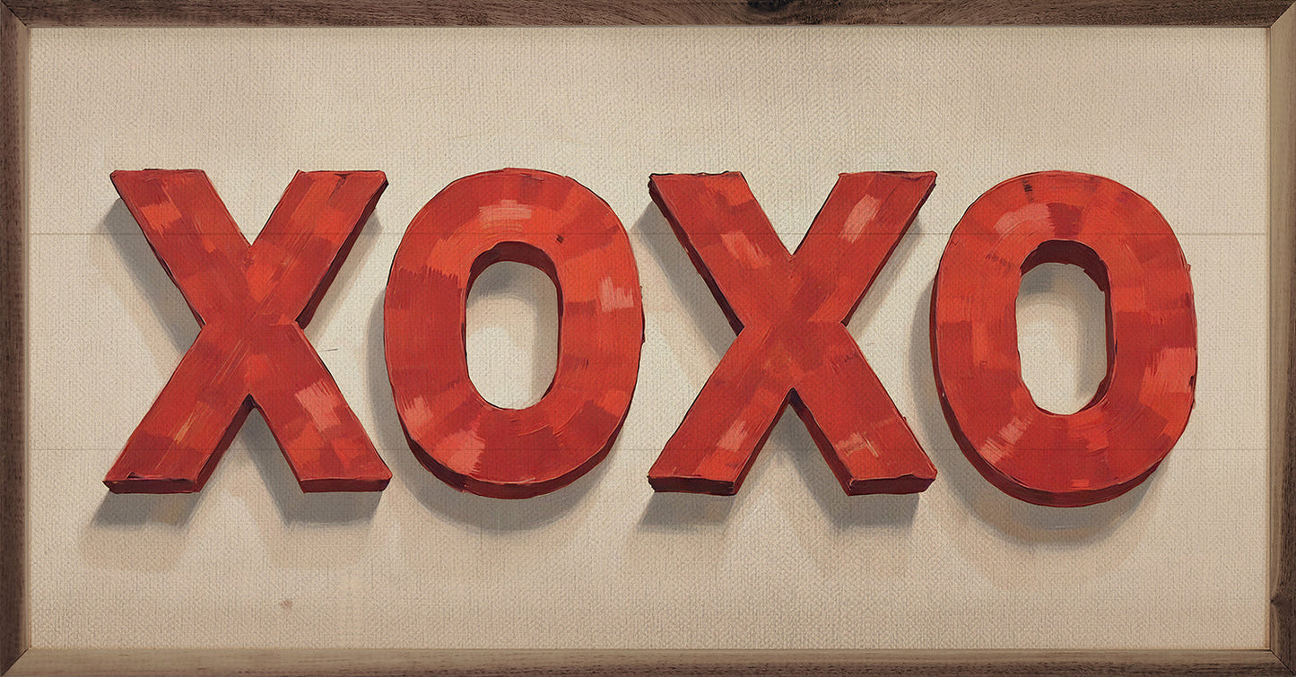 Vintage Red XOXO