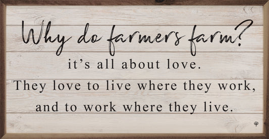 Why Do Farmers Farm Whitewash