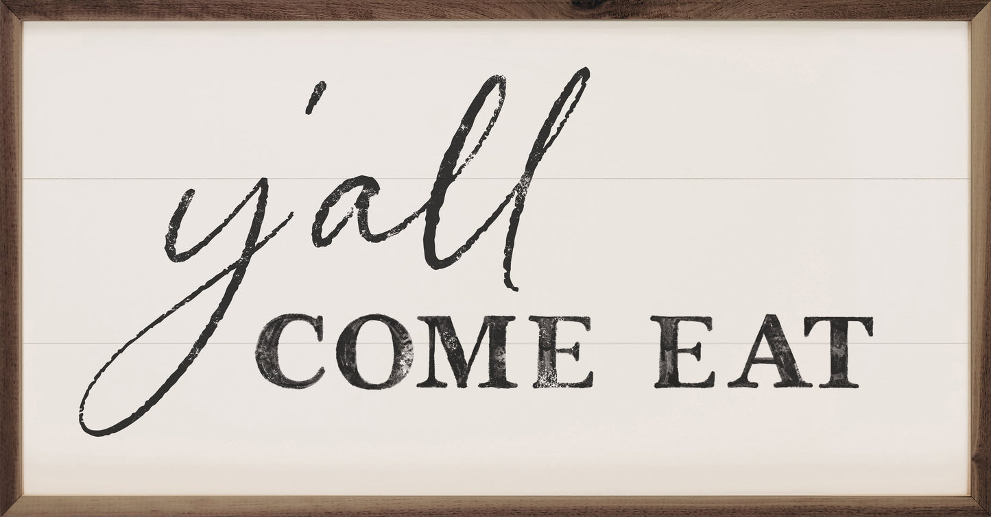 Y'all Come Eat White