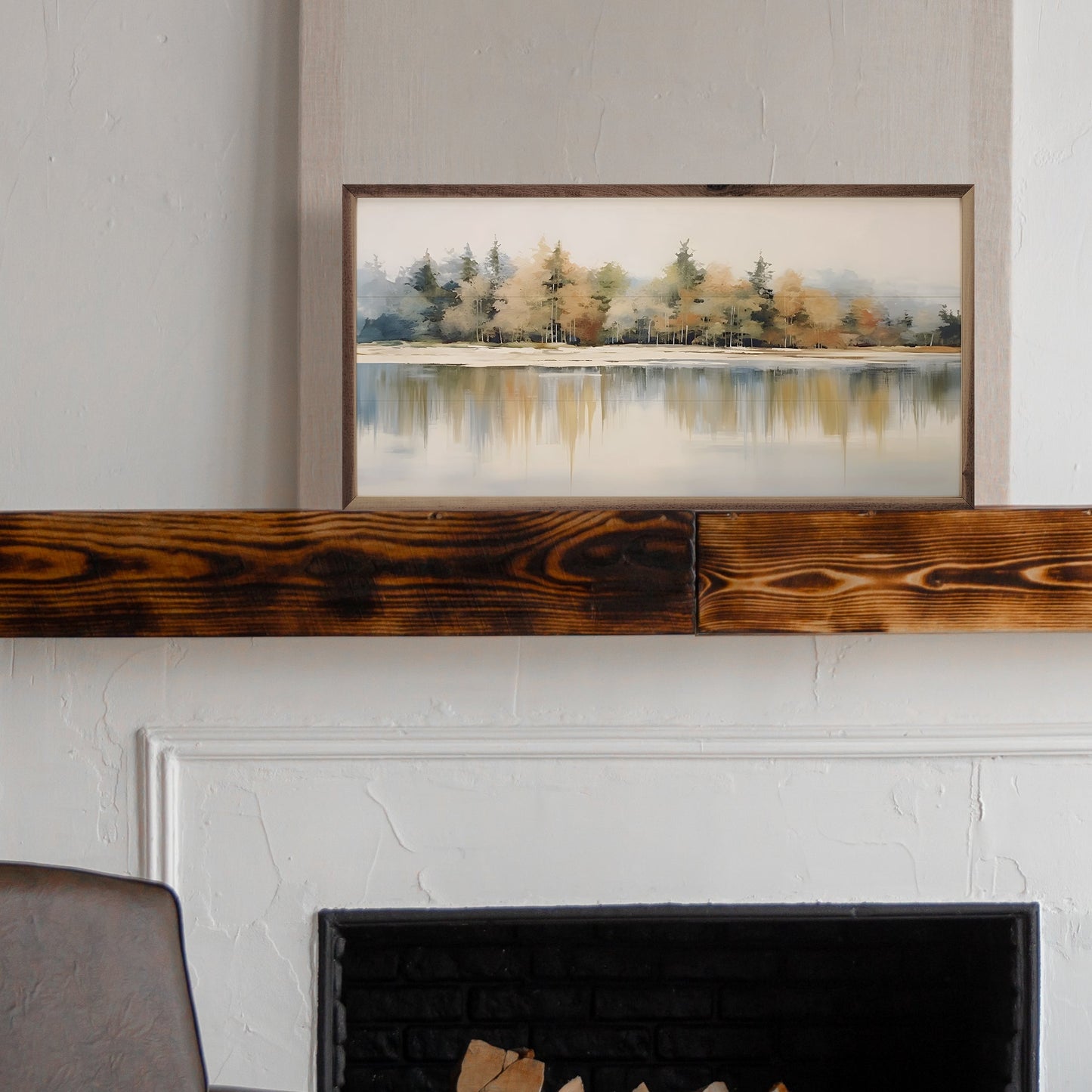Lakeshore Trees 6 By Petals Prints Design