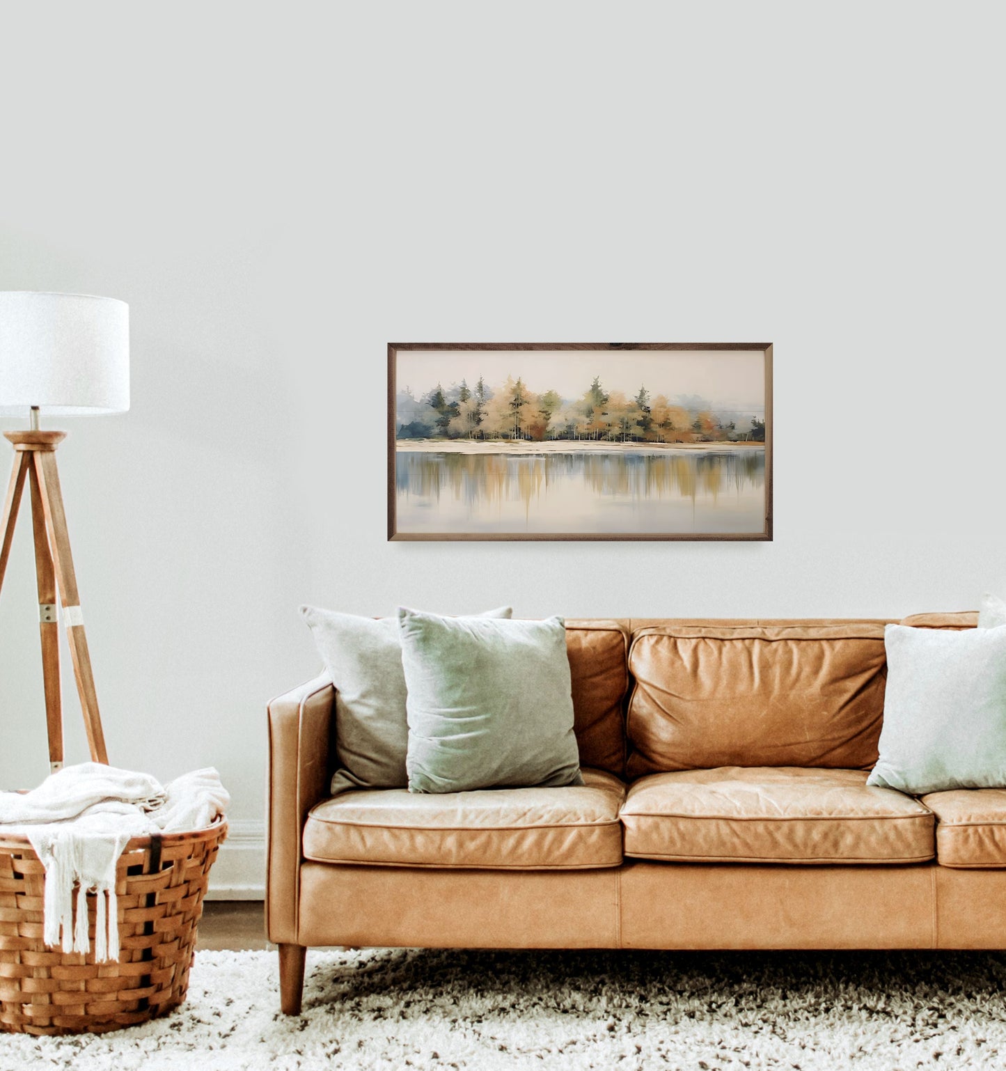 Lakeshore Trees 6 By Petals Prints Design