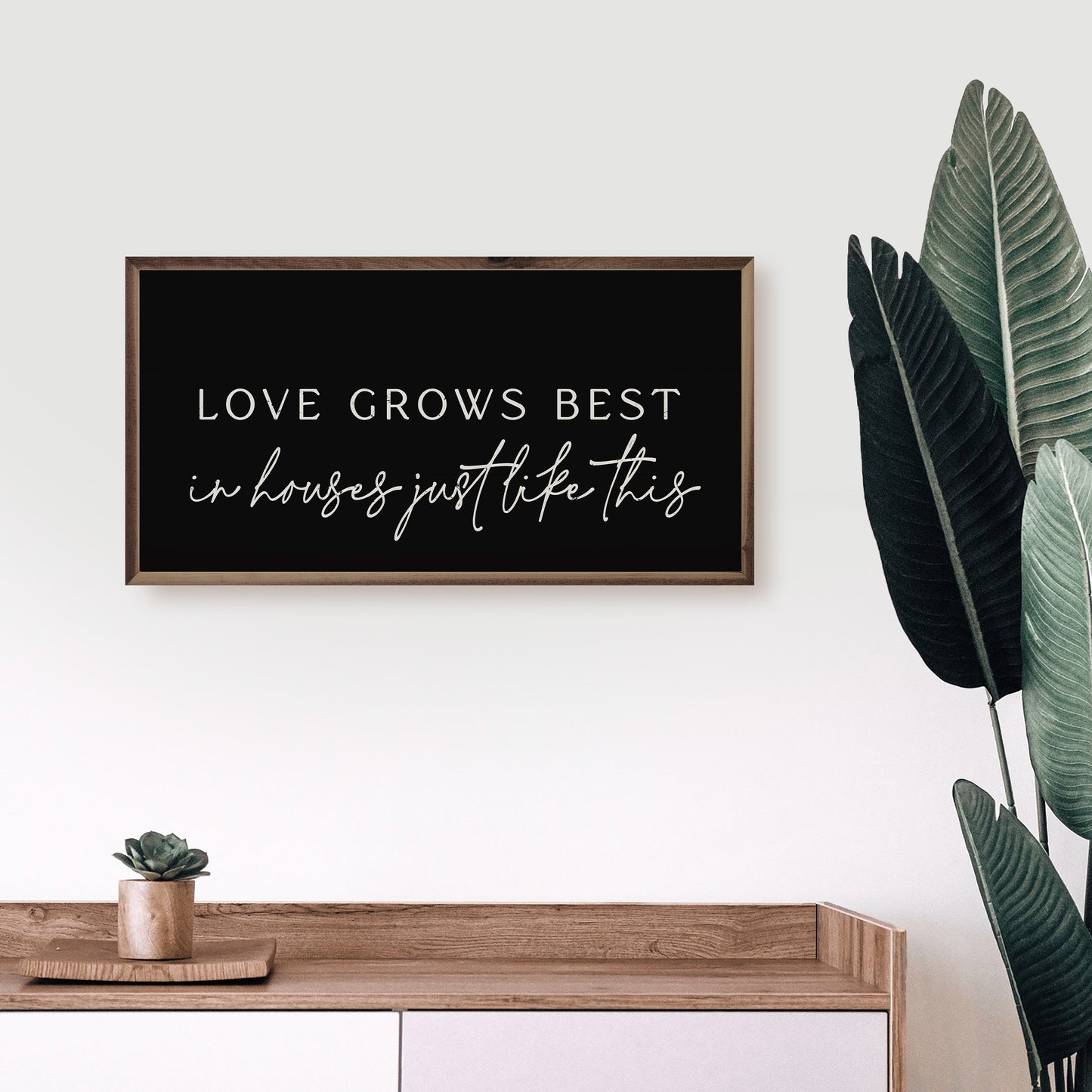 Love Grows Best Black