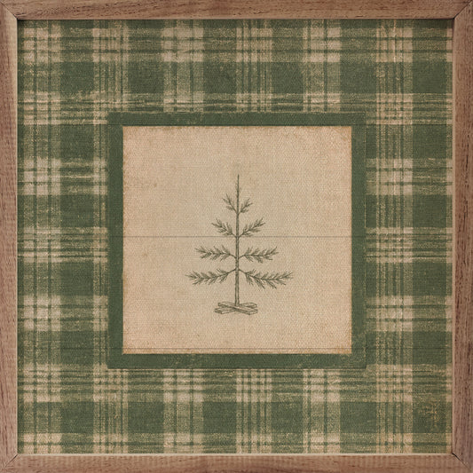 Evergreen Plaid Tree