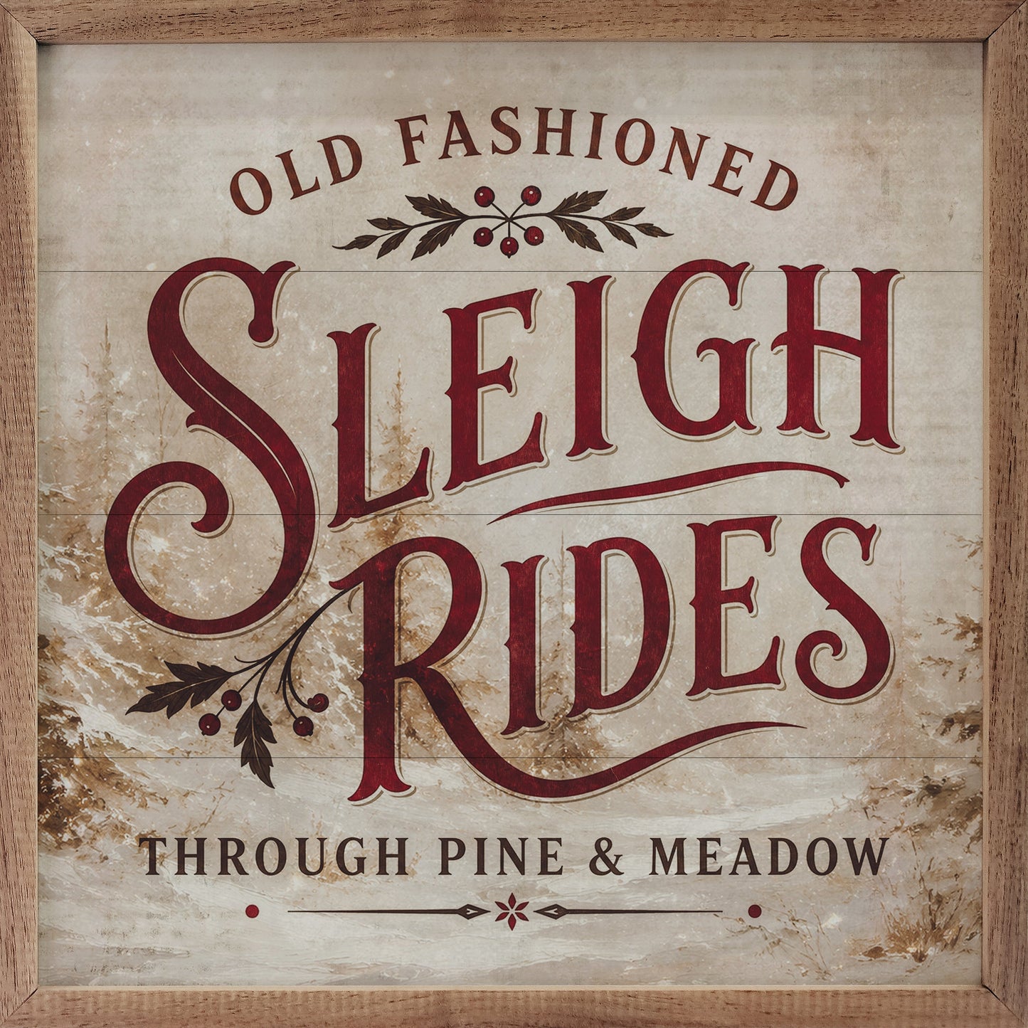 Old Fashioned Sleigh Rides