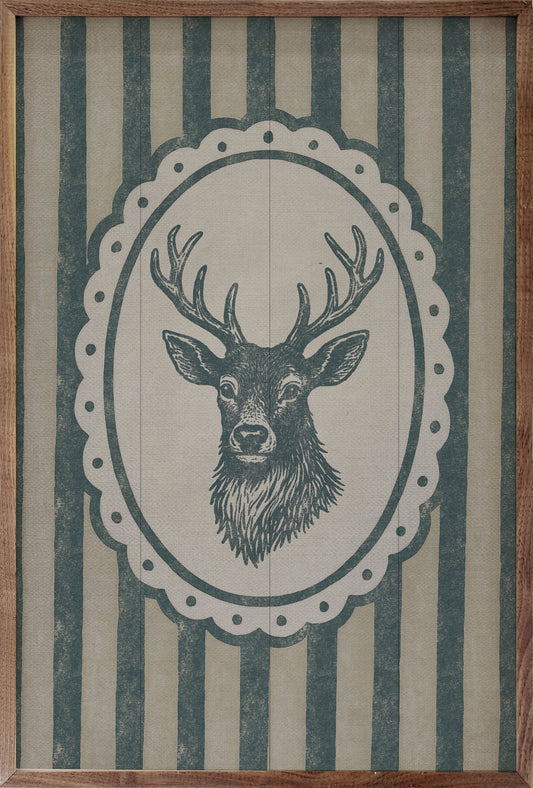 Vintage Reindeer Portrait