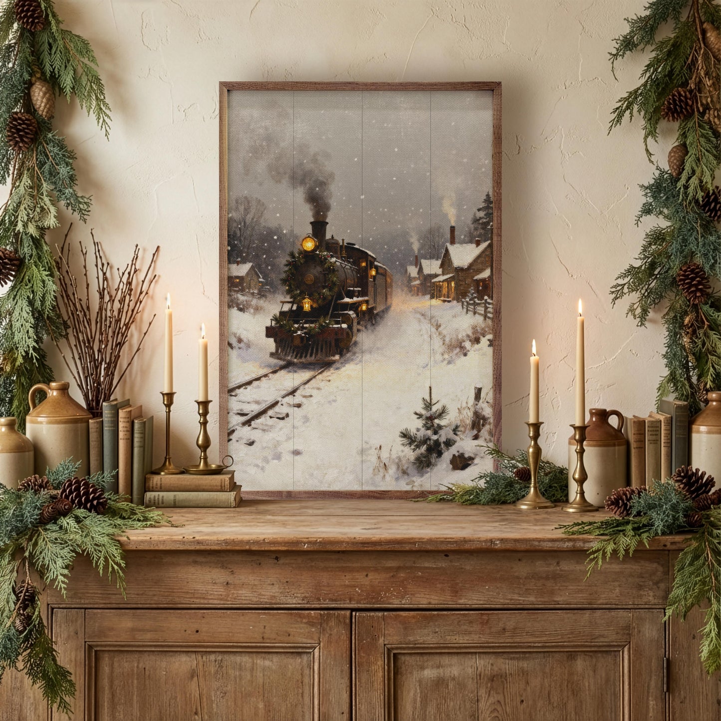 Train In Snow