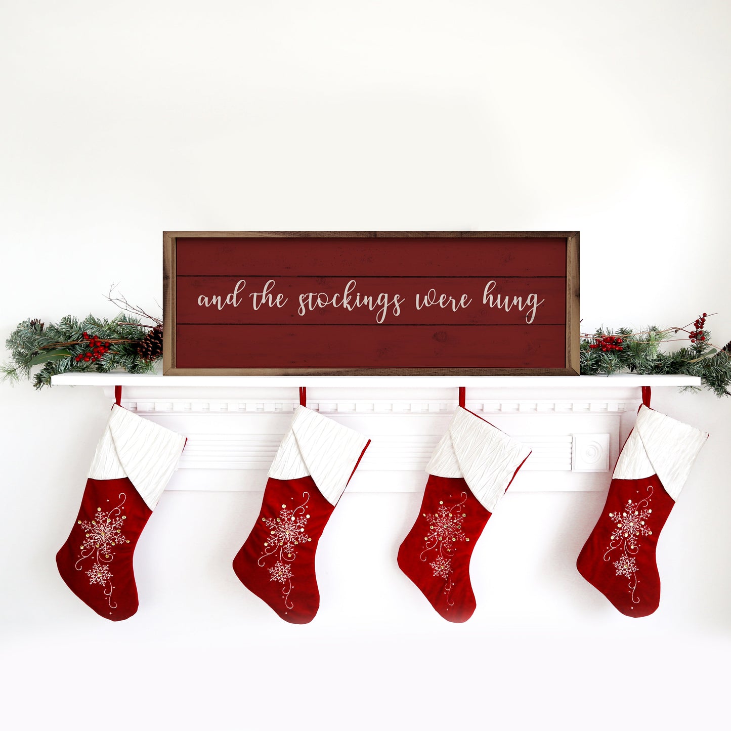 And The Stockings Were Hung Red