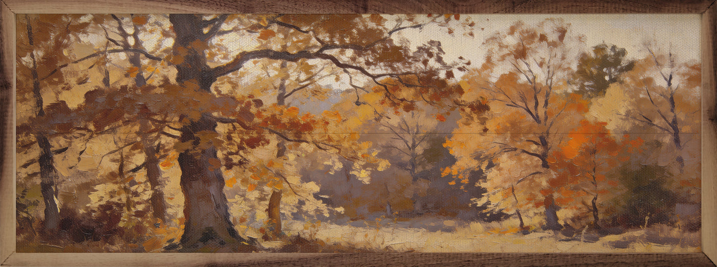 Autumn Trees In Golden Light