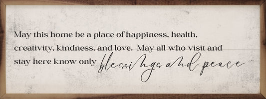 Blessings And Peace Whitewash