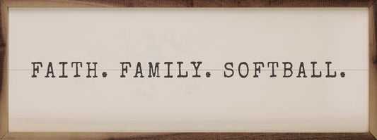Faith Family Softball White