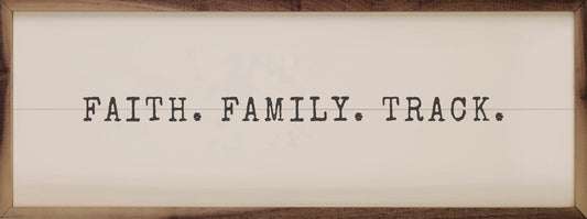 Faith Family Track White