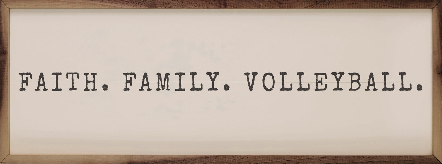 Faith Family Volleyball White