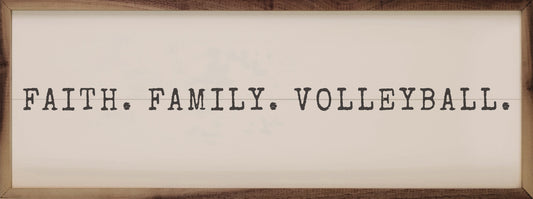 Faith Family Volleyball White