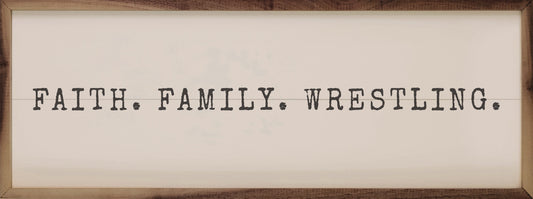 Faith Family Wrestling White