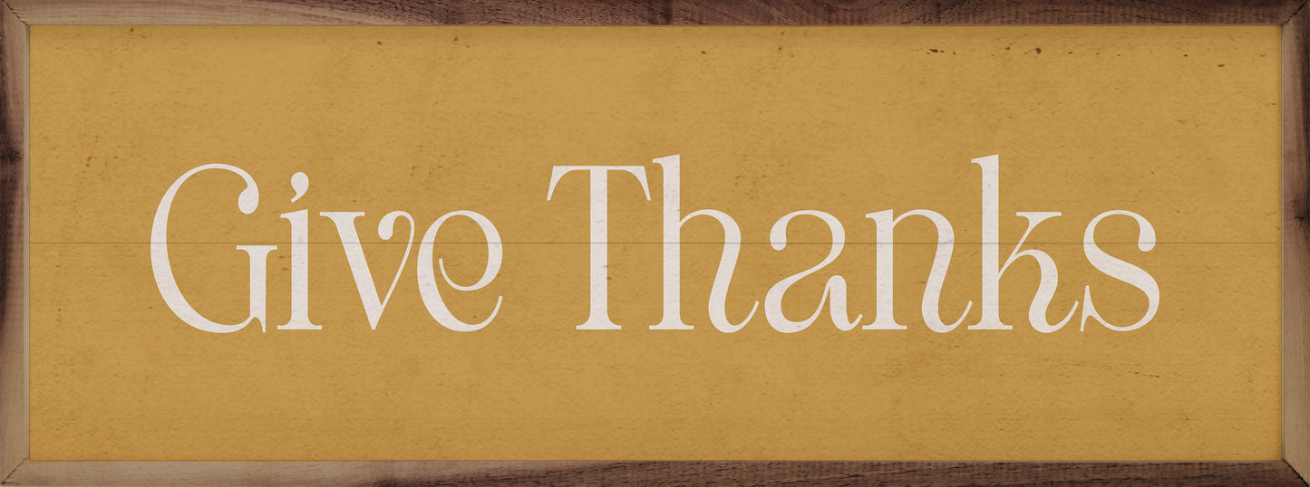 Fancy Give Thanks Gold
