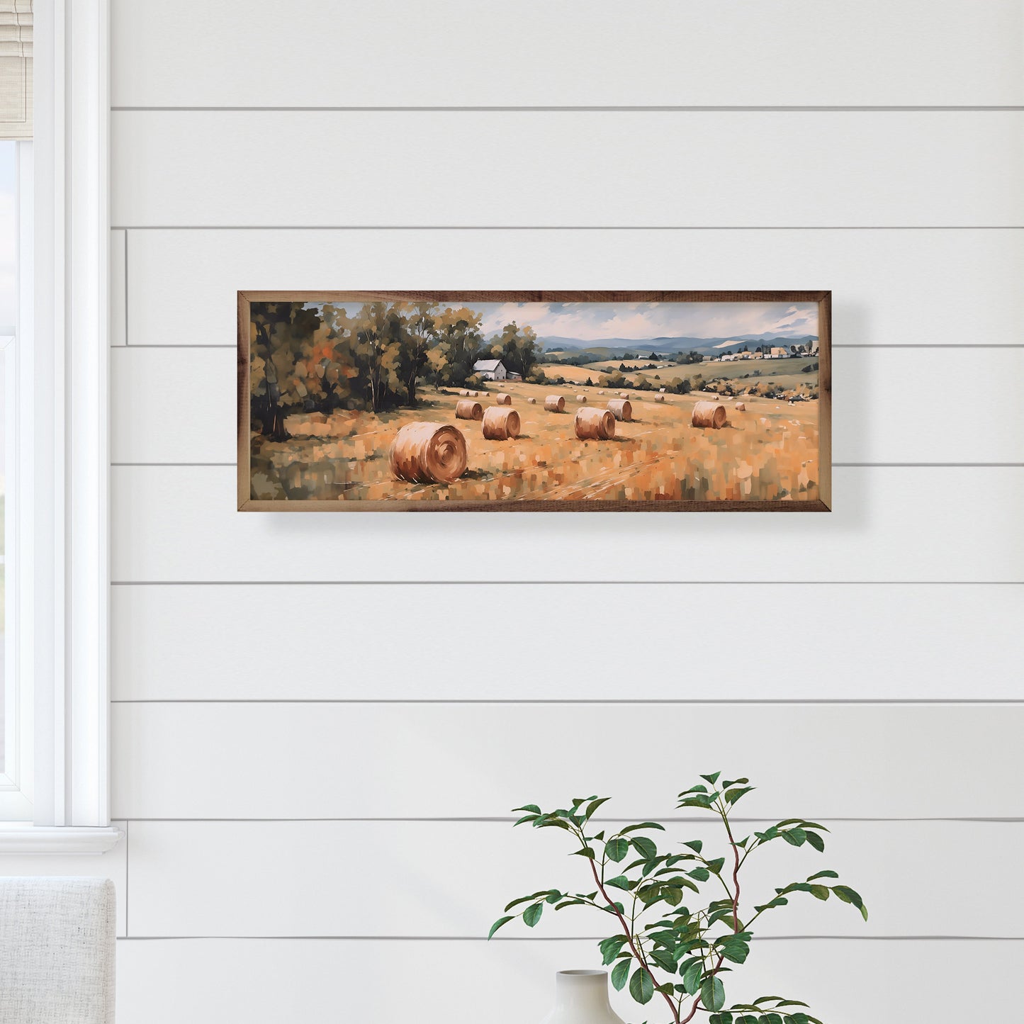 Field Of Round Bales