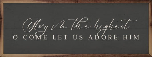 Glory In The Highest Gray